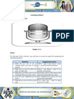 Learning Activity 3 Evidence: All in The Past: Fuente: SENA