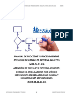 MPP - Consulta Externa Adultos Hematología PDF