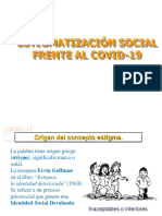 Estigmatización Social - Covid 19