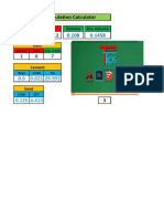 Plaster Calculation Calculator: Wall Size LXBXD Dry Volume