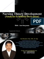 Nursing Theory Development: (Analysis-Synthesis-Derivation)