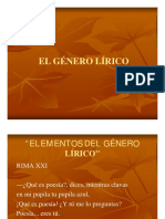 Género Lírico PDF