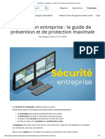 Sécurité en Entreprise Guide de Prévention Et Protection Au Travail