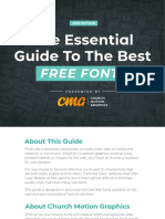 CMG The Essential Guide To The Best Free Fonts PDF