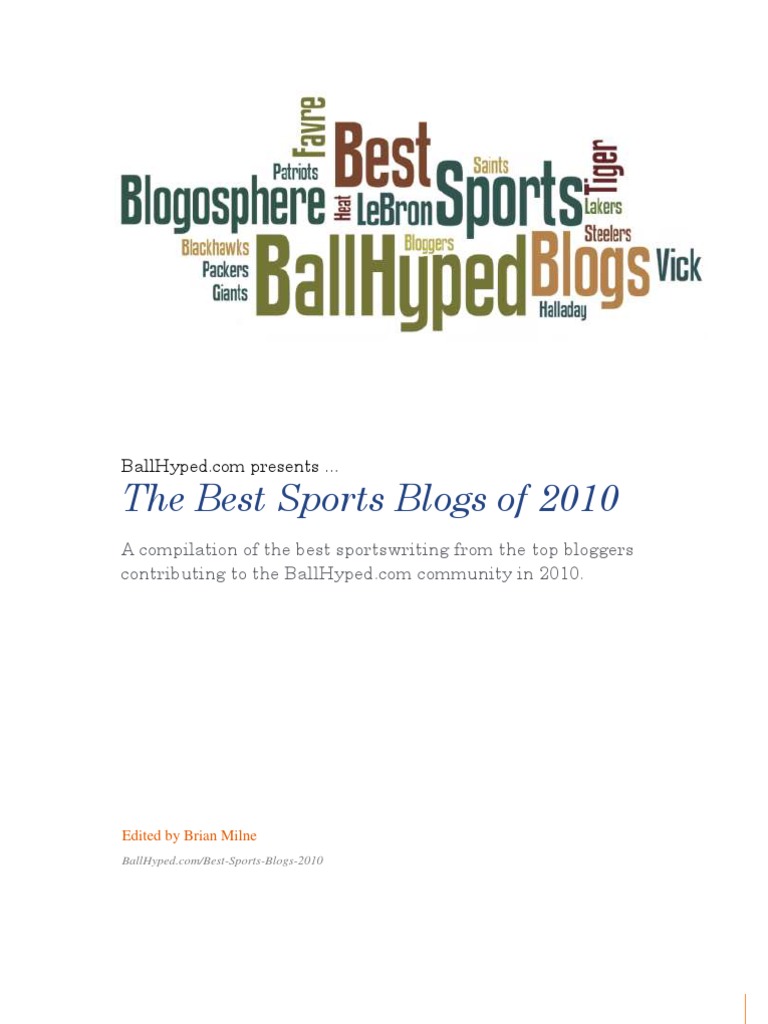The Best Sports Blogs of 2010 Book PDF Ncaa Division I Softball