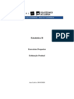 Enunciados - Exercícios - Estimação Pontual