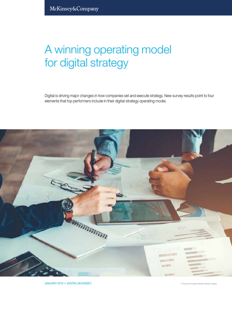Digital Strategy Operating Model Insights | PDF | Innovation | Mc ...