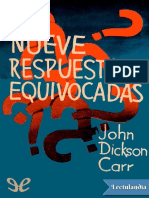 Nueve Respuestas Equivocadas - John Dickson Carr