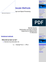 Nonlinear Multiscale Methods: Ill-Posed Problems in Image and Signal Processing WS 2014/2015