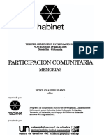 Participación comunitaria en el Tercer Seminario Internacional de HABINET