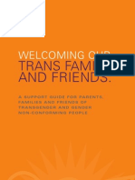 Welcoming Our Trans Family and Friends