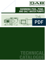 Swimming Pool, Pond, and Salt Water Pumps: Technical Catalogue