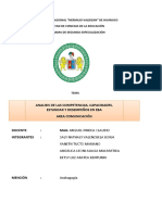 Aanalisis de Las Competencias, Capacidades, Estandar y Desempeños