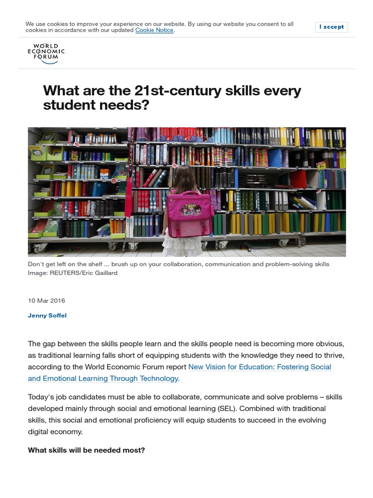 21st Century Skills Every Student Needs World Economic Forum Pdf