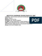 Costo Beneficio - Margen Rentabilidad - Analisis Situacion Financiera