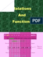 Relations & Functions