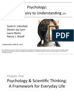 Psychology: From Inquiry To Understanding: Scott O. Lilienfeld Steven Jay Lynn Laura Namy Nancy J. Woolf