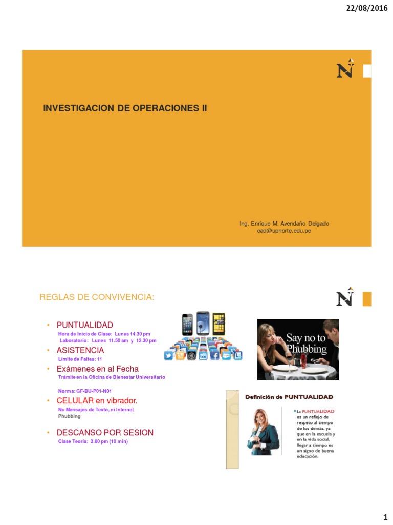 Clase 01 Invope II PDF | PDF | Programación lineal | Informática
