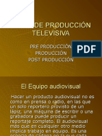 Tres Fases de Produccion Audiovisual