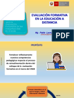 Evaluación Formativa-Educación A Distancia PDF