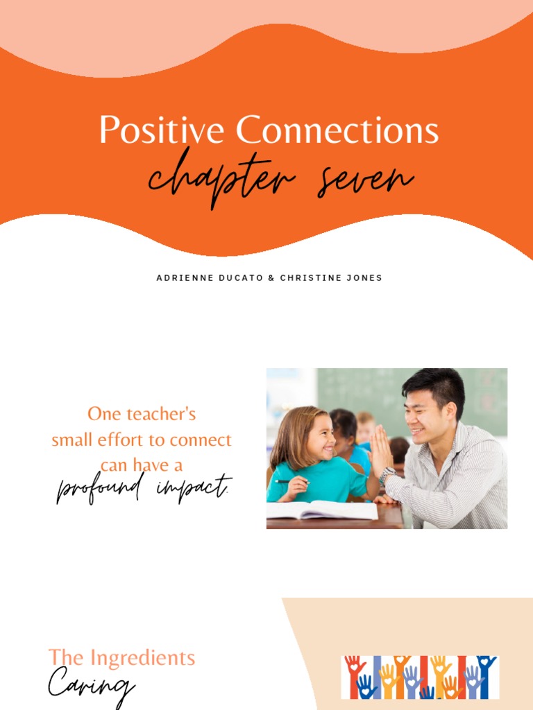 Positve Connections Presentation | PDF | Applied Psychology | Learning