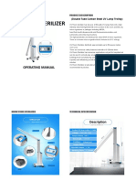 Uv Room Sterilizer: Operating Manual