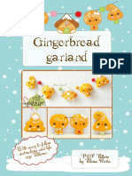 Gingerbread Garland: With Easy To Follow Instructions and Life Size Patterns