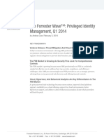 The Forrester Wave™: Privileged Identity Management, Q1 2014