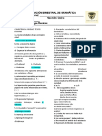 Para 5to Año Gramatica 3er Bimestre