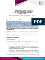 Guia de Actividades y Rúbrica de Evaluación - Fase 2 - Organizadores Visuales Sobre Juego, Lúdica y Psicomotricidad PDF
