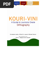 3C. Language - Kouri-Vini Orthography Guide