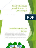 Diagnostico de Residuos Solidos Del Distrito de Lambayeque