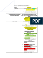 Plantilla para Texto Argumentativo