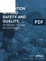 Innovation in Food Safety and Quality:: An Industry 4.0 Look at Food Integrity