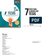 Los 7 Pasos para Elaborar Una Tesis PDF