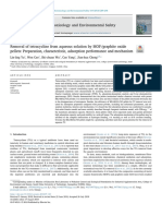 Removal of Tetracycline From Aqueous Solution by MOF Graphite Oxide Pallets Preparation Characteristic Adorption Performance and Mechnism