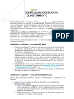 Notificacion de Adjudicacion Del Apoyo Sostenimiento 2019