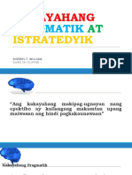 Kakayahang Pragmatik at Istratedyik PDF