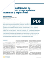 Métodos Simplificados de Evaluación Del Riesgo Químico Incendios y Explosiones