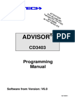 Advisor: Software From Version: V6.0