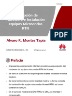 Descripción de Hardware e Instalación Equipos Microondas RTN