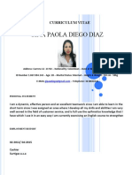 Gina Paola Diego Diaz: Curriculum Vitae