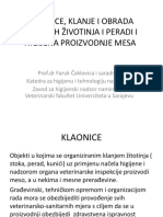 Klaonice, Klanje I Obrada Zaklanih Zivotinja I PDF