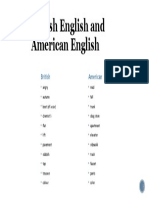 ESL British English and American English