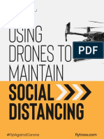 Using Drones To Maintain: Social Distancing