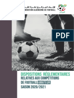 Dispositions Reglementaires FOOTBALL AMATEUR 2020 2021 PDF