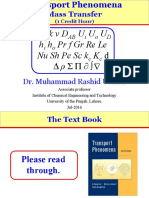 Transport Phenomena Mass Transfer PDF