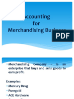 Accounting For Merchandising Business.