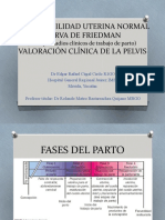 Contractilidad Uterina Normal, Curva de Freadman, Valoración Clínica de Pelvis