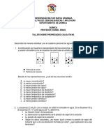 Taller Propiedades Coligativas PDF